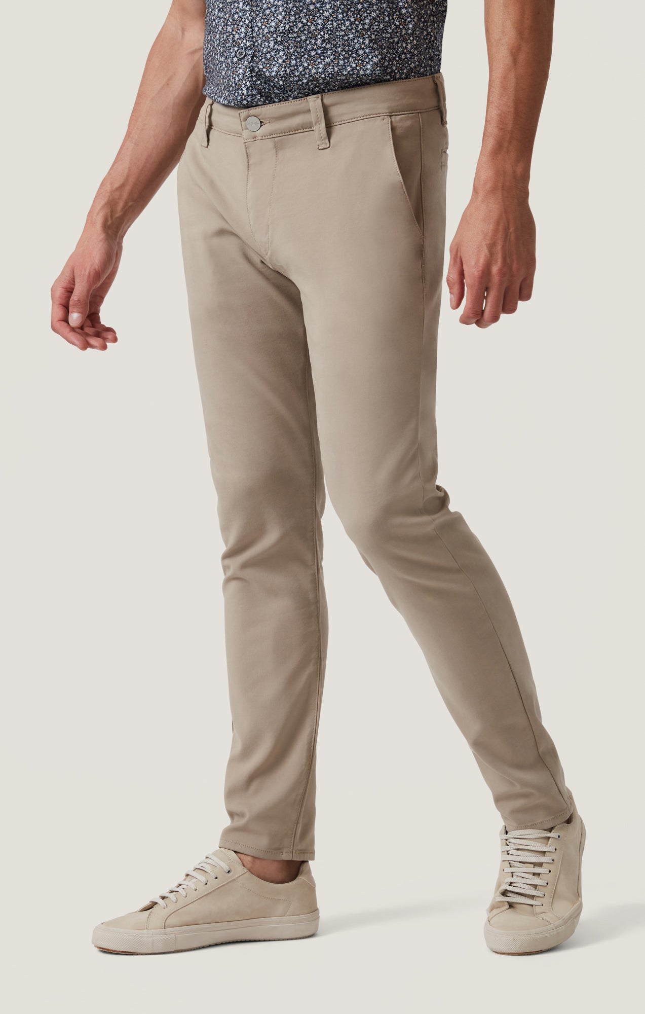 Verona Straight Leg Chino Pants In Fern High Flyer