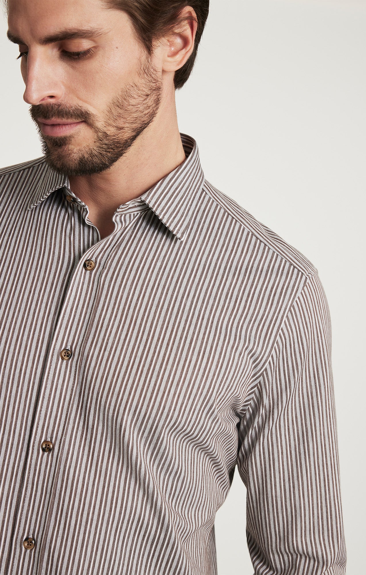 Striped Shirt in Grey