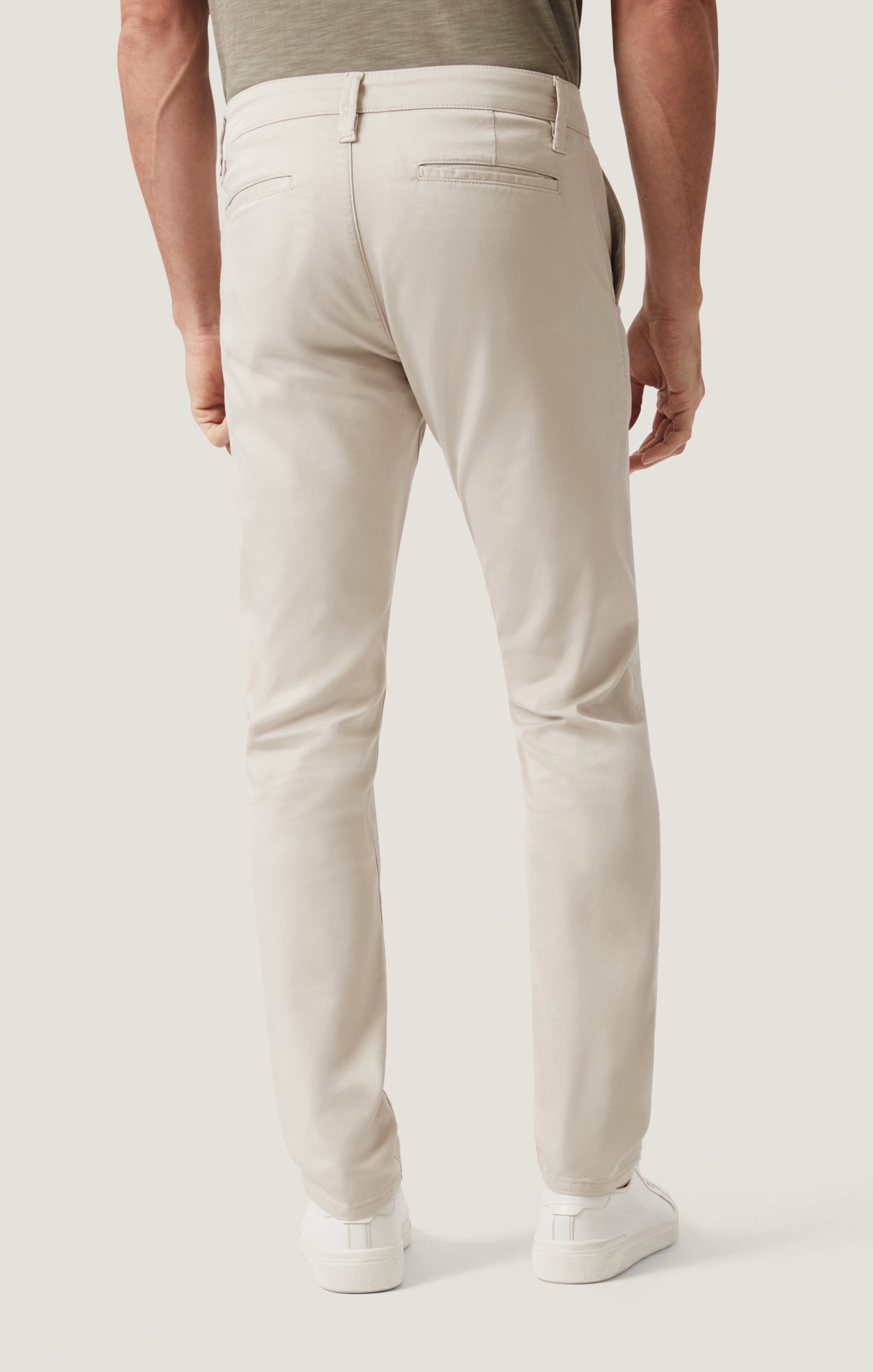 Verona Straight Leg Chino Pants In Tan Coolmax