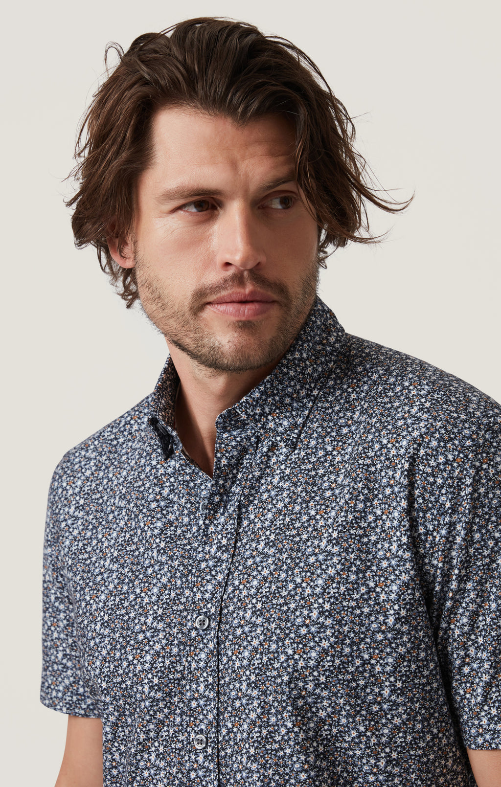 Field Short Sleeve Shirt in Dark Navy