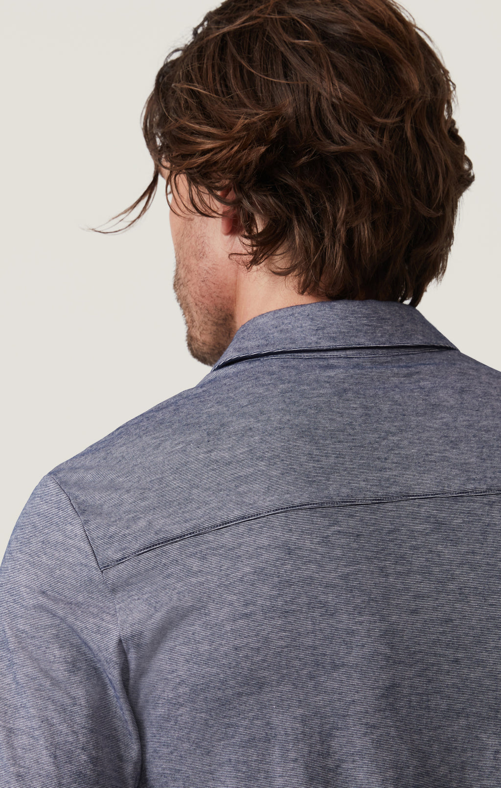 Two Tone Button-Down Shirt in Indigo