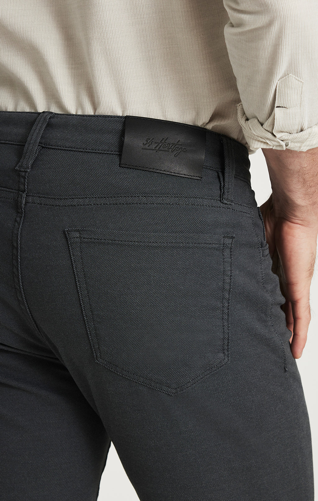 Courage Straight Leg Pants in Iron Coolmax