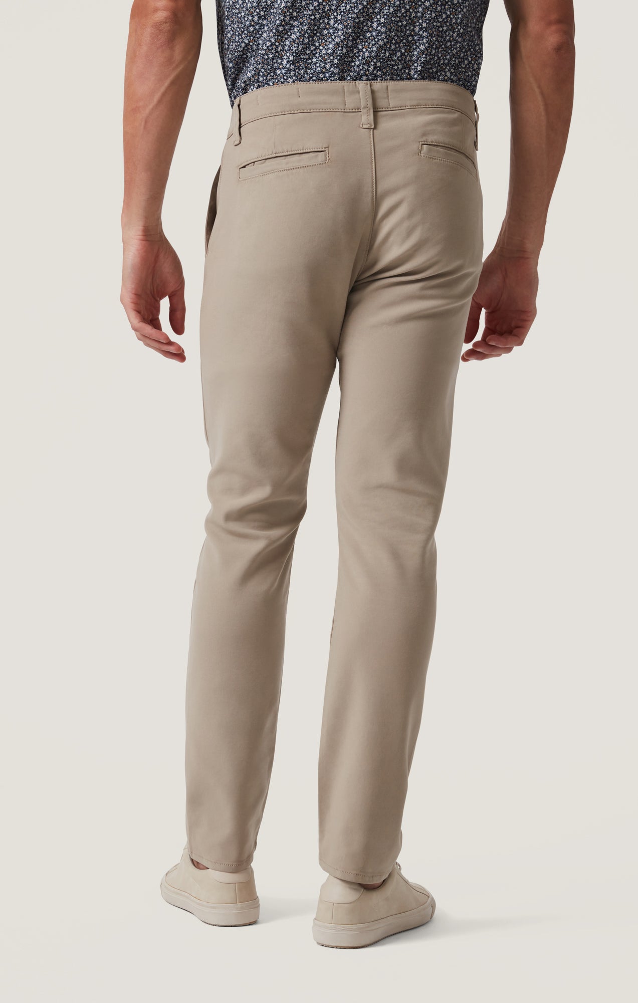 Verona Straight Leg Chino Pants In Fern High Flyer