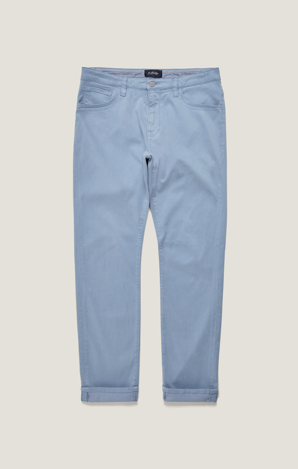 Cool Tapered Leg Pants in Sky Twill