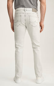 Cool Tapered Leg Jeans In Ice Grey Organic Ultra