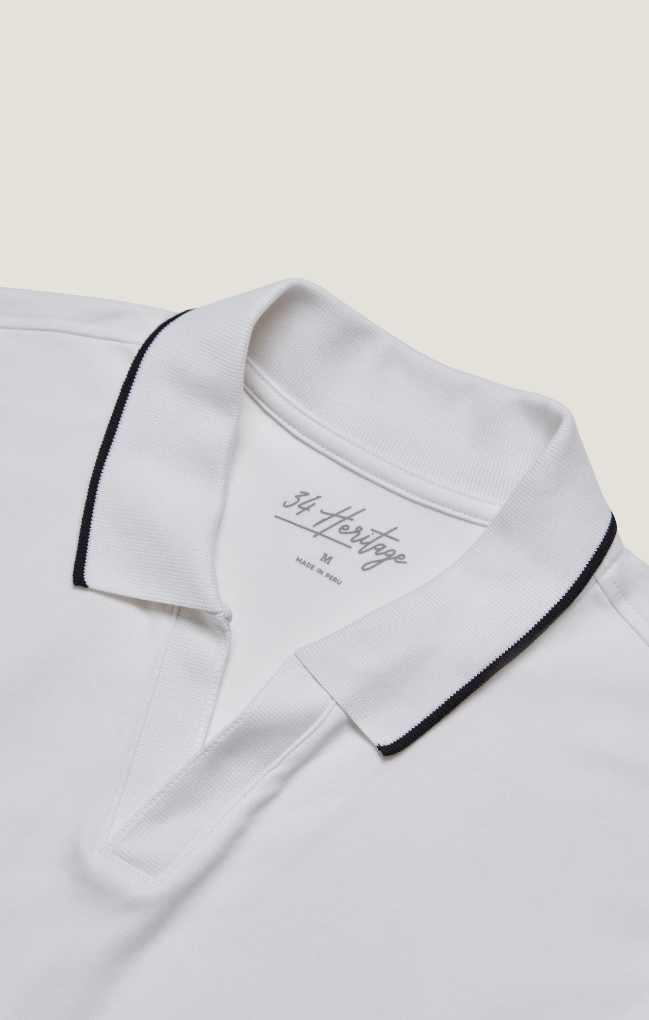 Riviera Polo Shirt in White