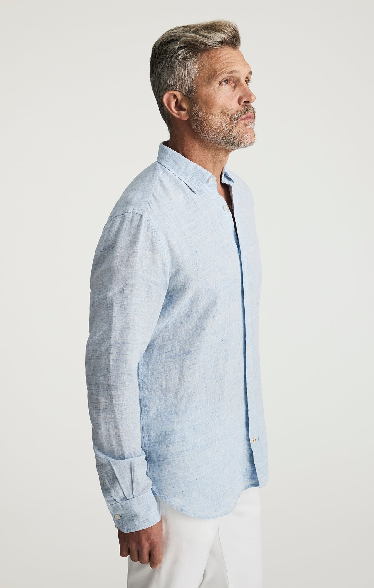 Linen Shirt In Blue
