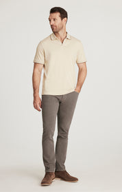Cool Tapered Leg Pants in Dove Grey Diagonal
