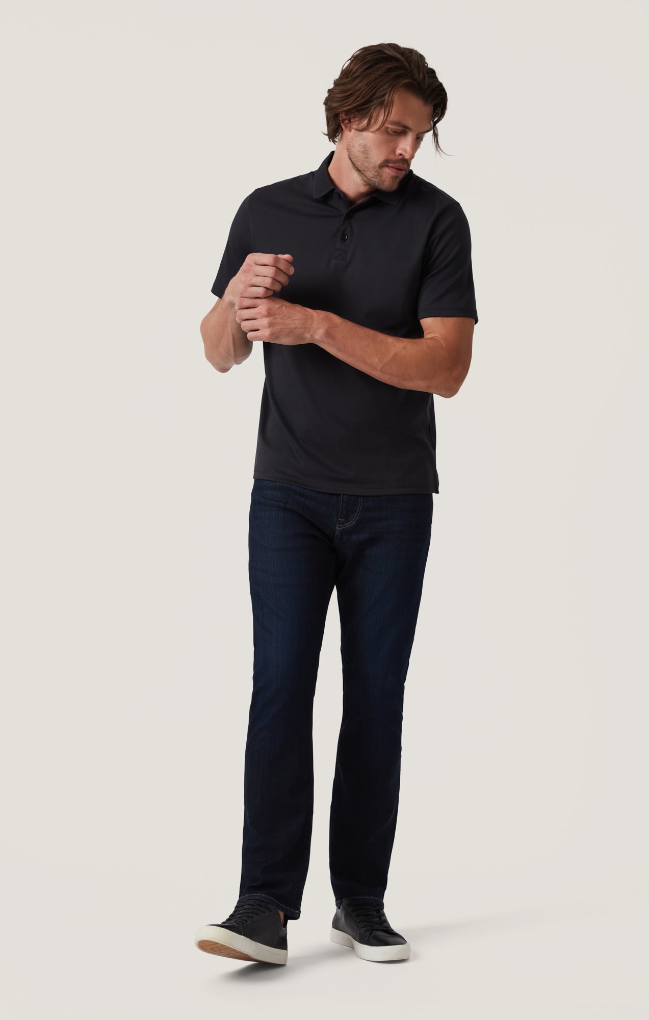 Camino Relaxed Straight Jeans in Deep Urban