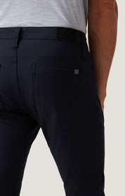 Cool Tapered Leg Pants in Navy Commuter Luxe