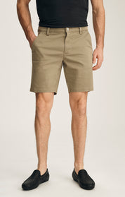 Arizona Slim Shorts In Khaki Tie Print