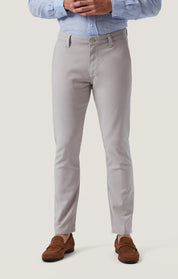 Verona Slim Leg Chinos in Grey High Flyer