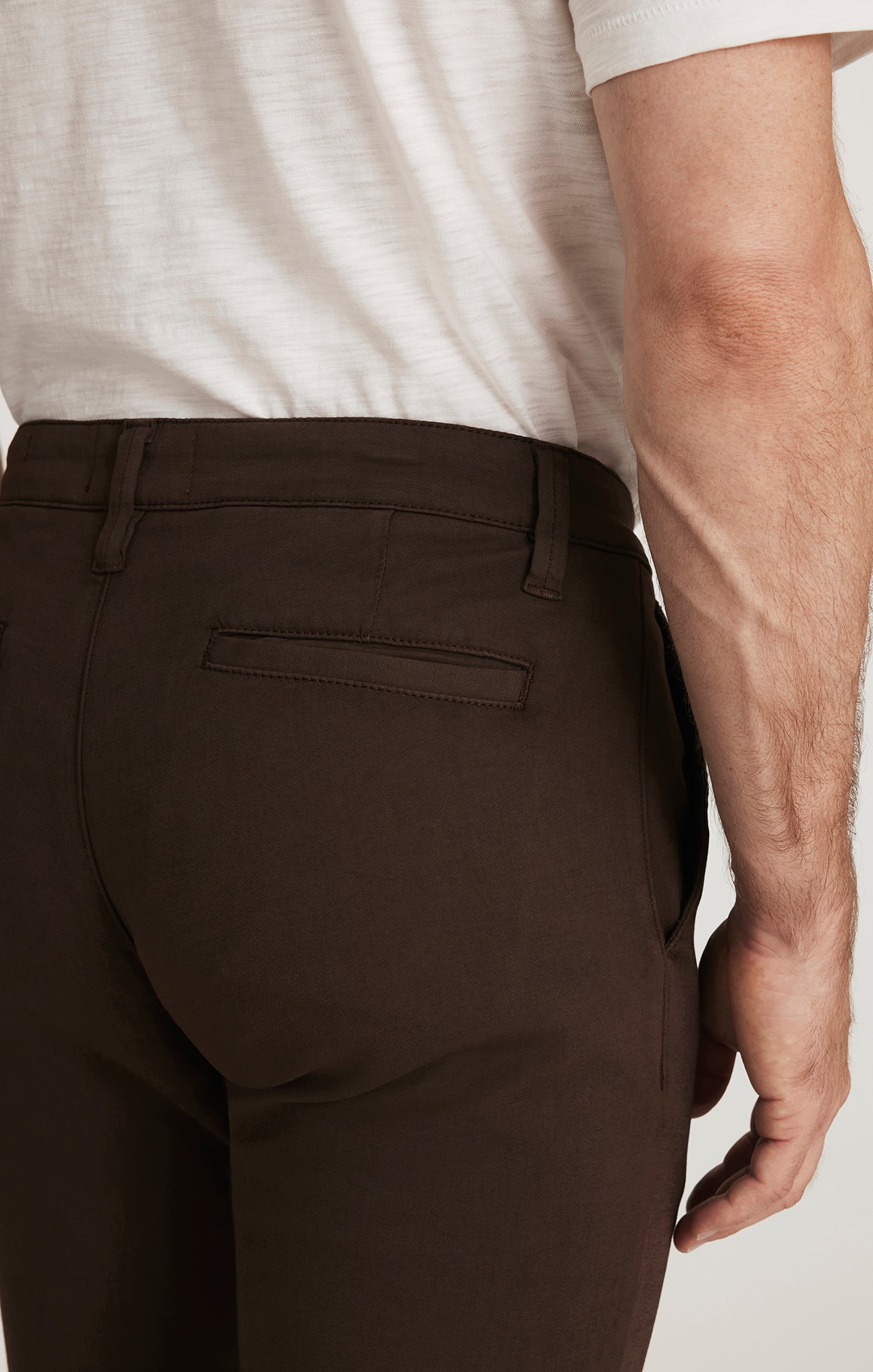 Verona Straight Leg Chino Pants In Syrup High Flyer