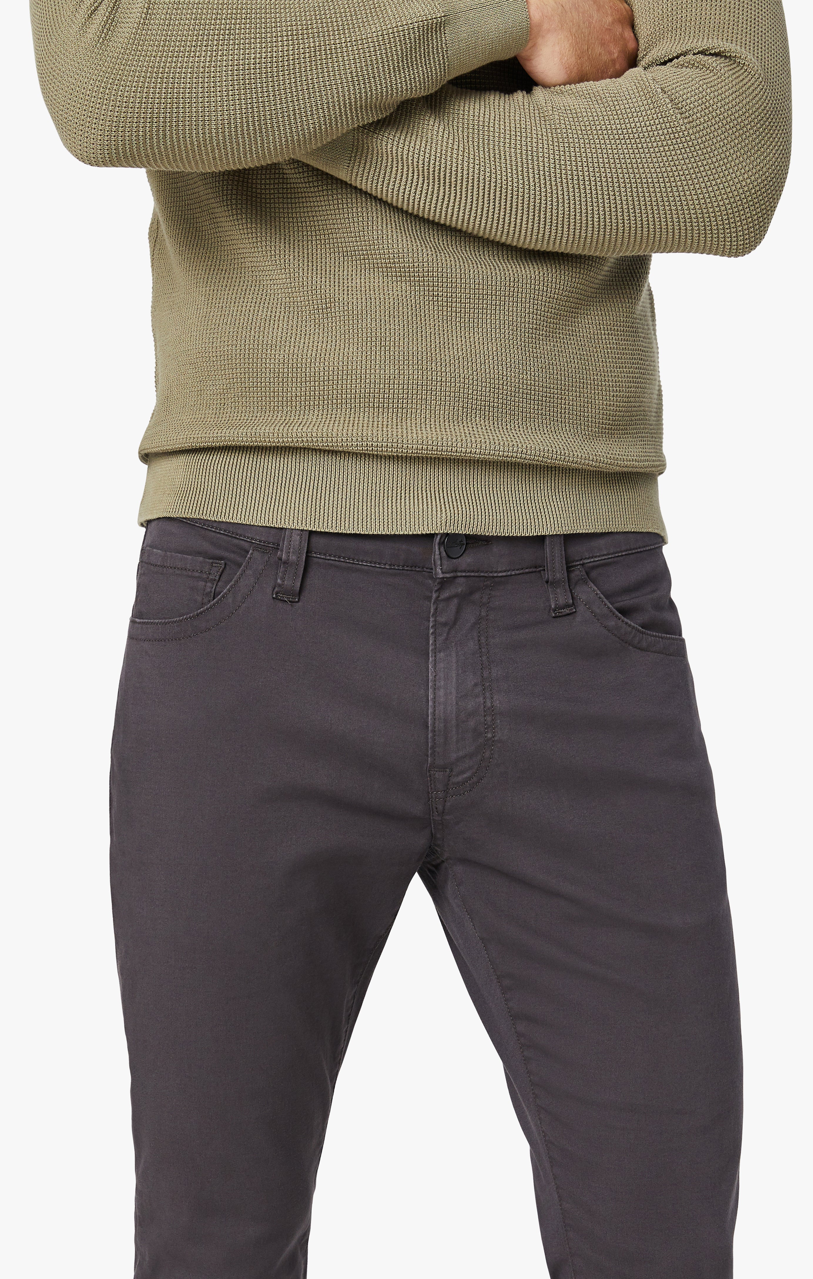 Cool Tapered Leg Pants In Anthracite Twill Image 6