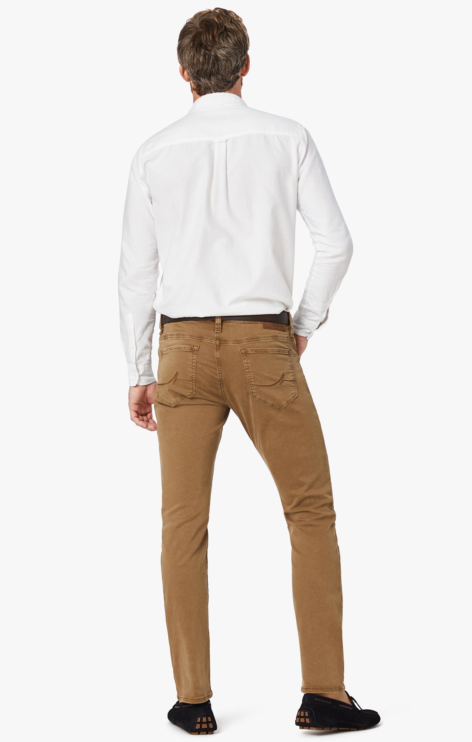 Cool Tapered Leg Pants In Tobacco Twill Image 8