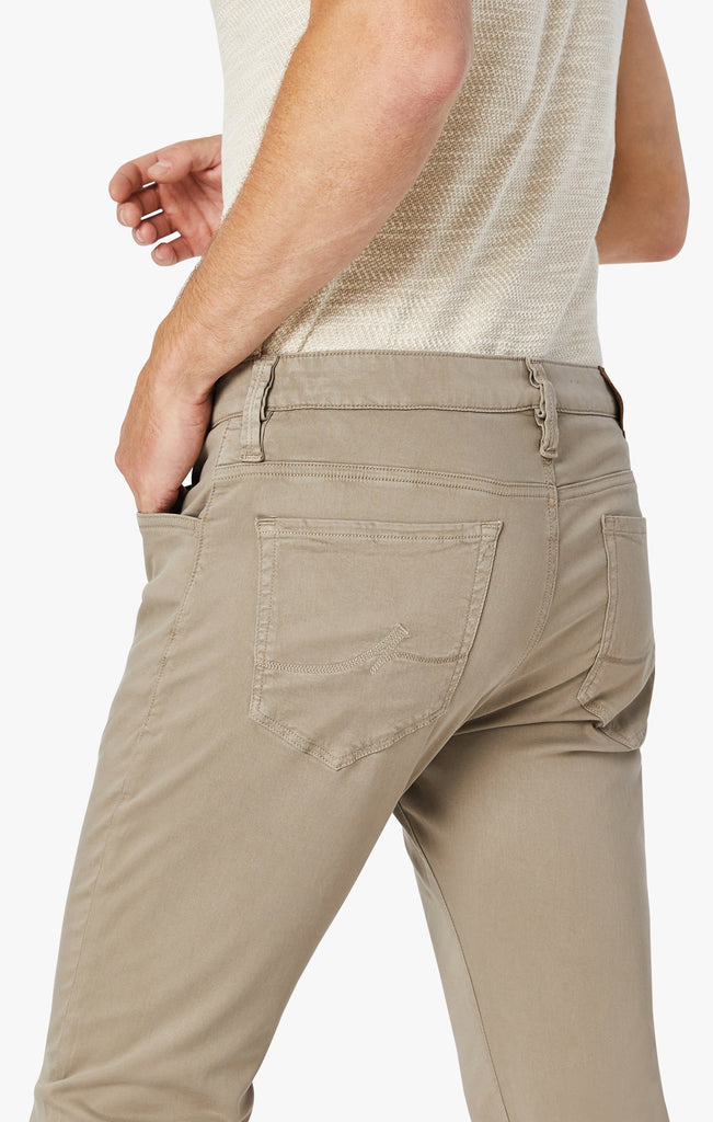 Cool Tapered Leg Pants In Mushroom Twill