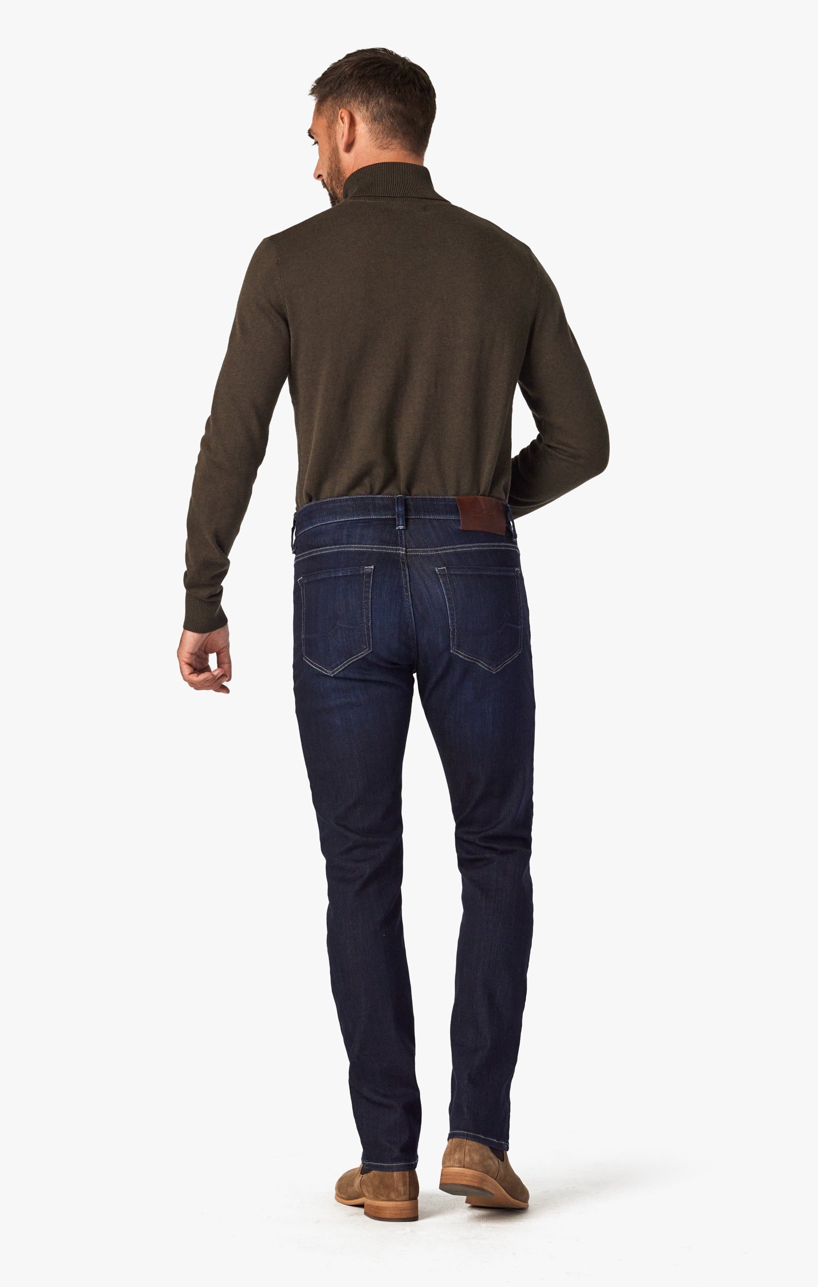 Cool Tapered Leg Jeans In Deep Refined