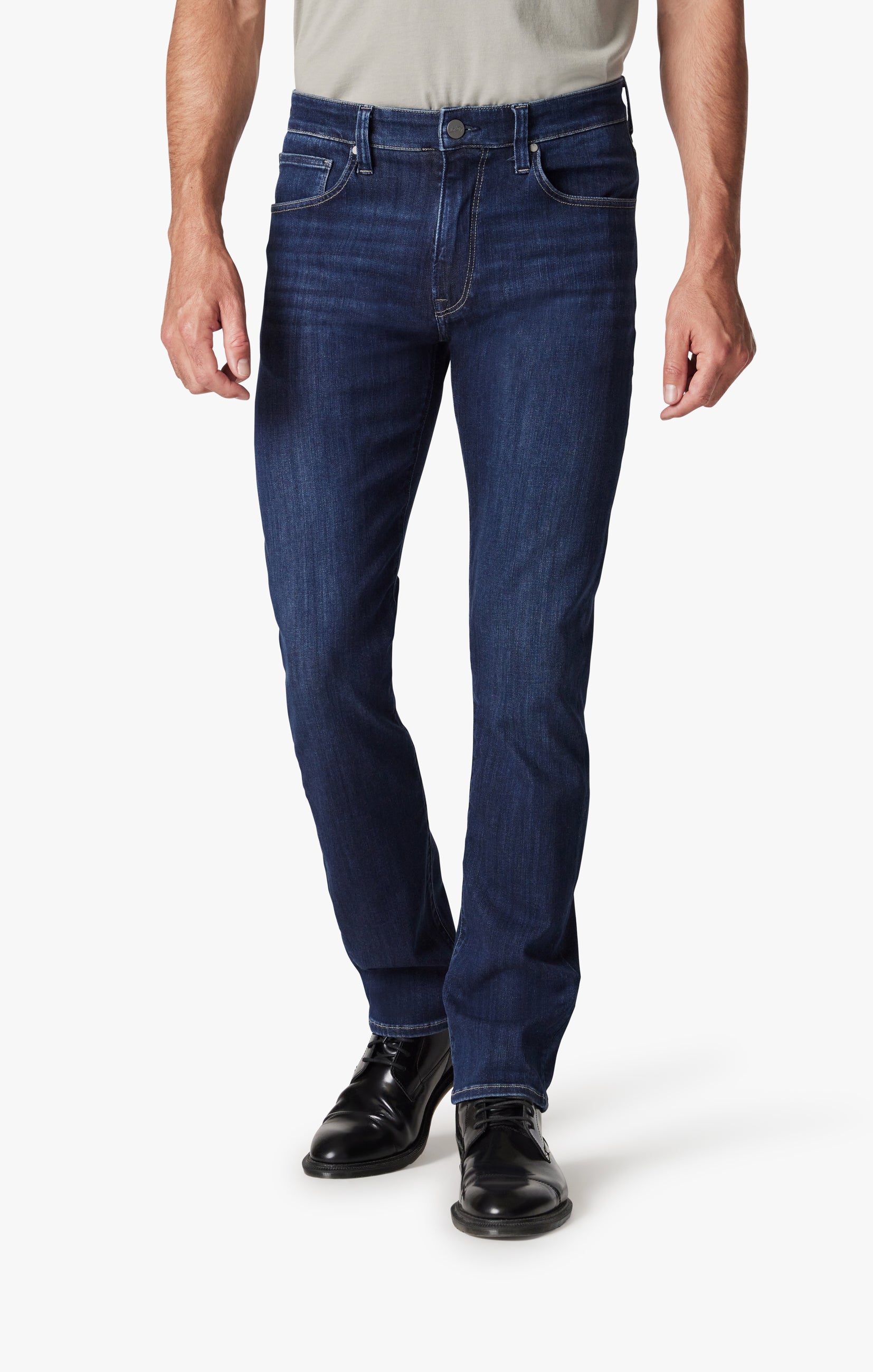 Champ Athletic Fit Jeans in Dark Brushed Refined