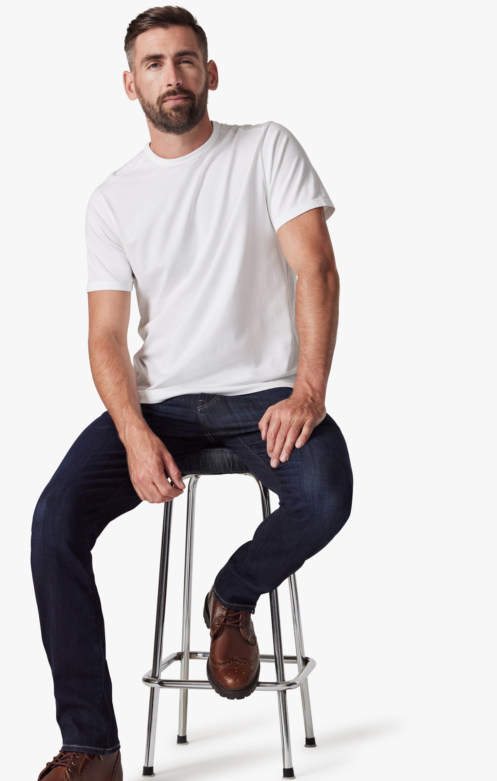 Champ Athletic Fit Jeans in Deep Refined Image 2