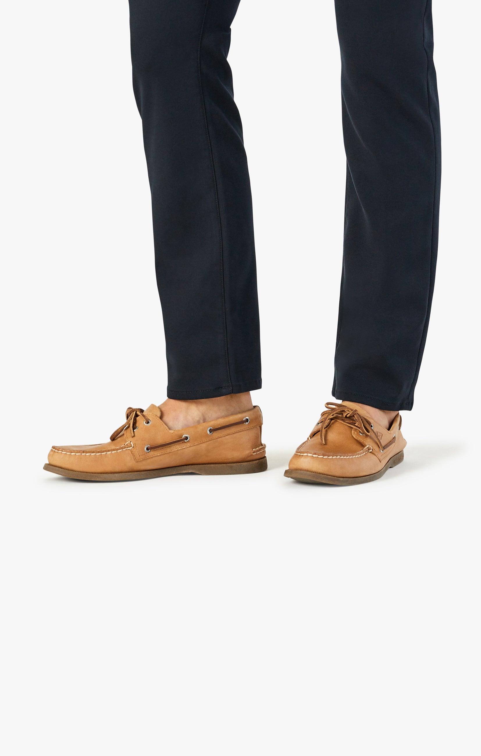 Verona Straight Leg Chino Pants In Black High Flyer