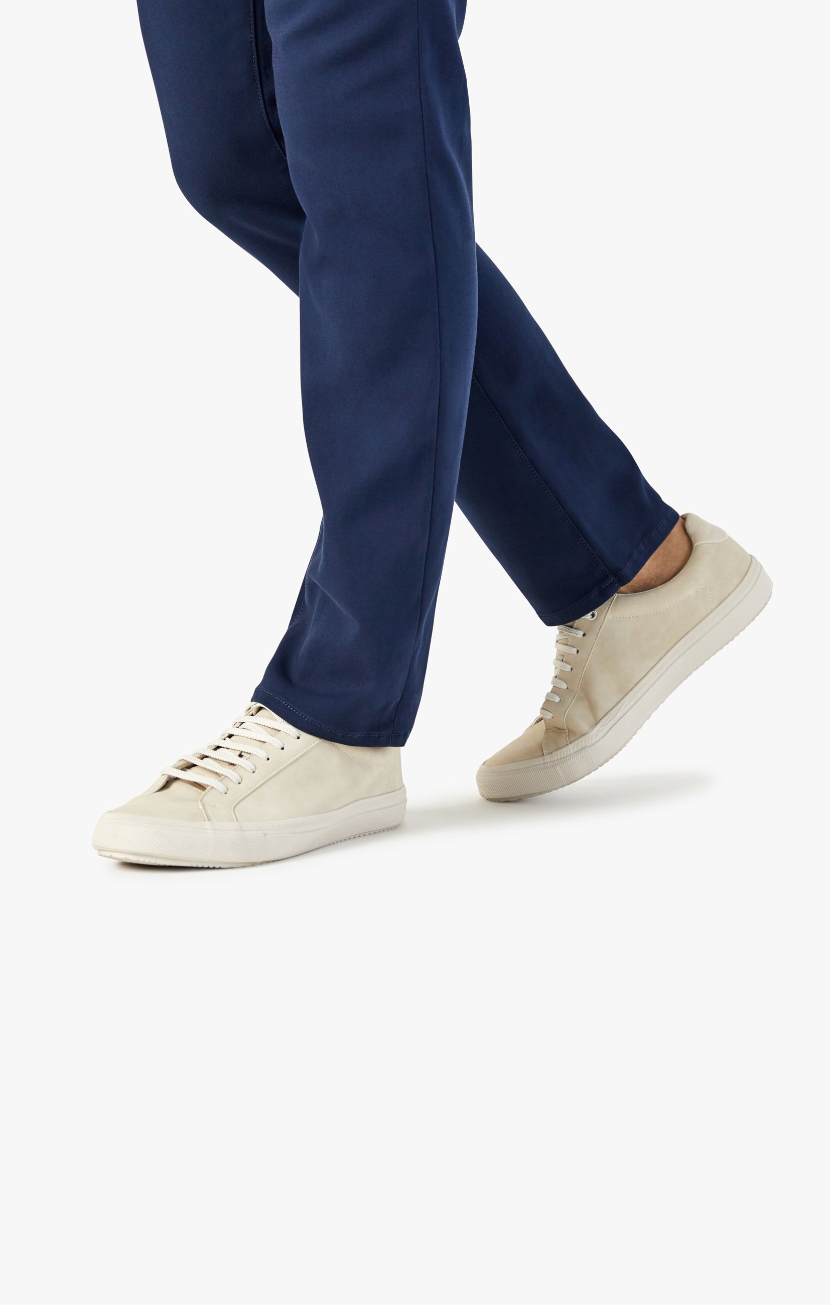 Verona Slim Leg Chino Pants In Navy High Flyer Image 6