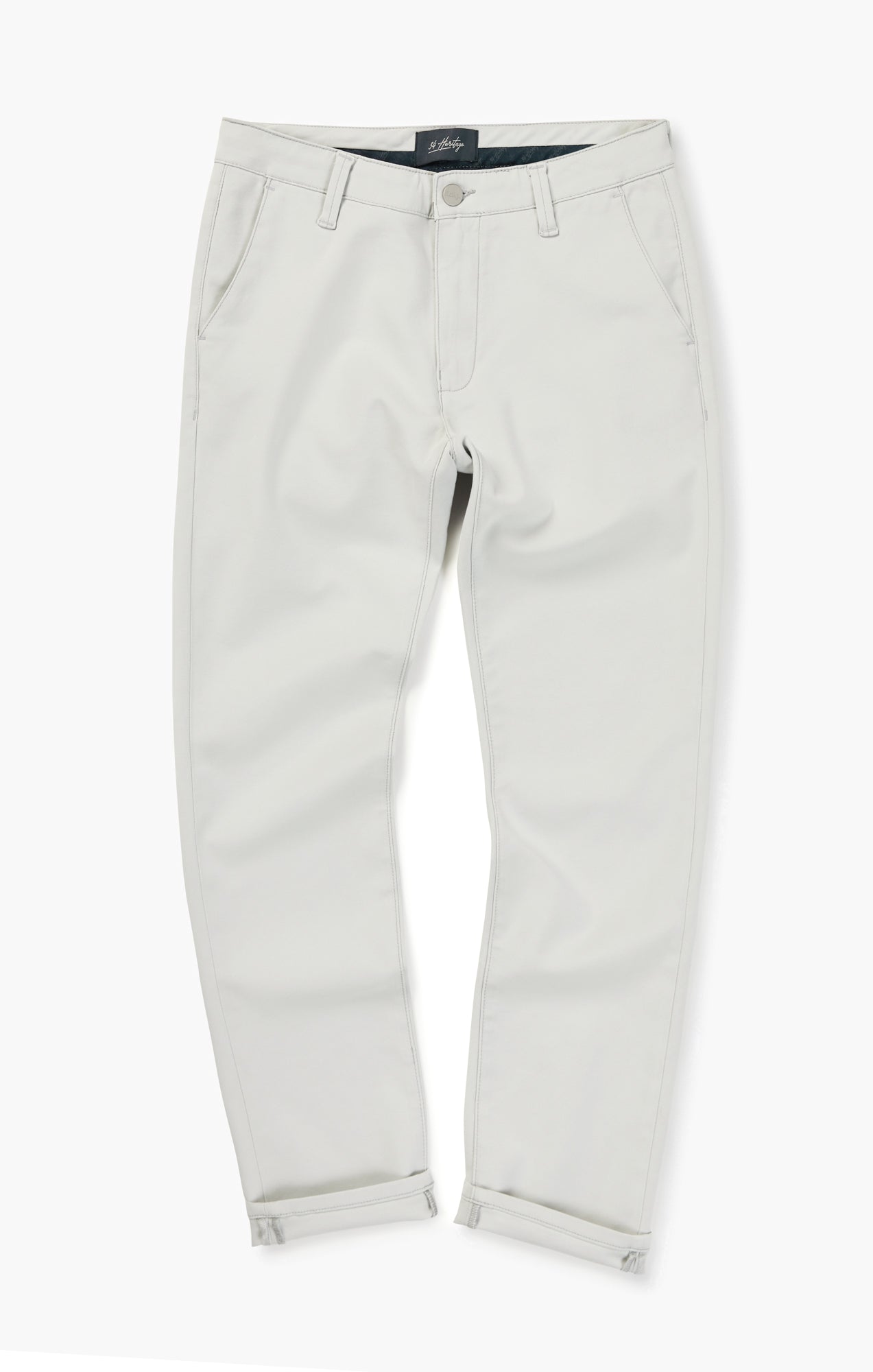Verona Straight Leg Chino Pants In Stone High Flyer