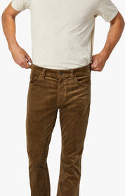 Courage Straight Leg Pants In Tobacco Cord