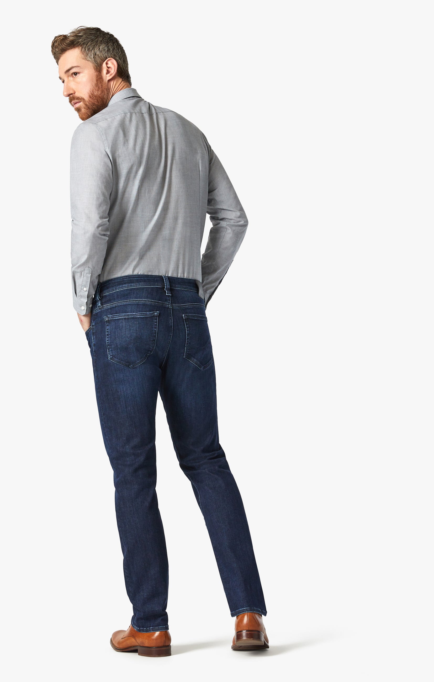Charisma Relaxed Straight Jeans in Dark Urban Image 3