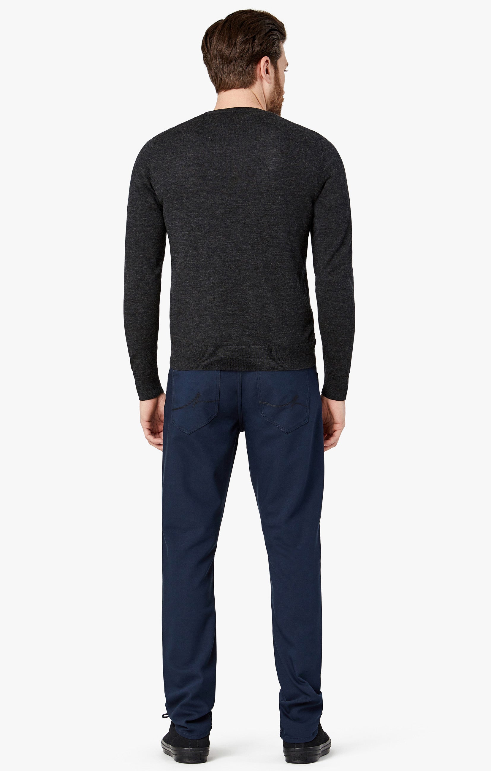 Courage Straight Leg Pants in Navy Commuter Image 4