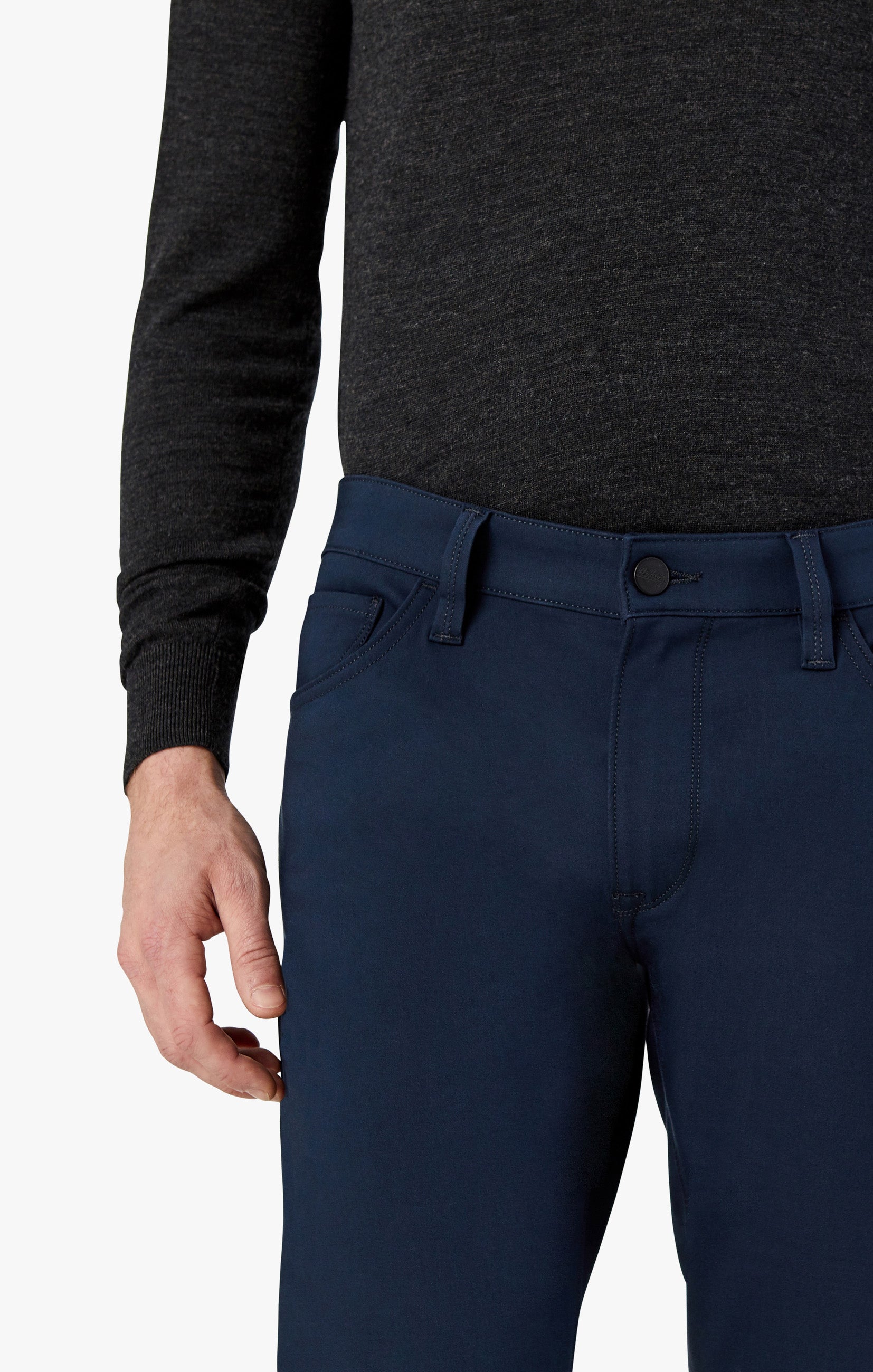 Courage Straight Leg Pants in Navy Commuter Image 5