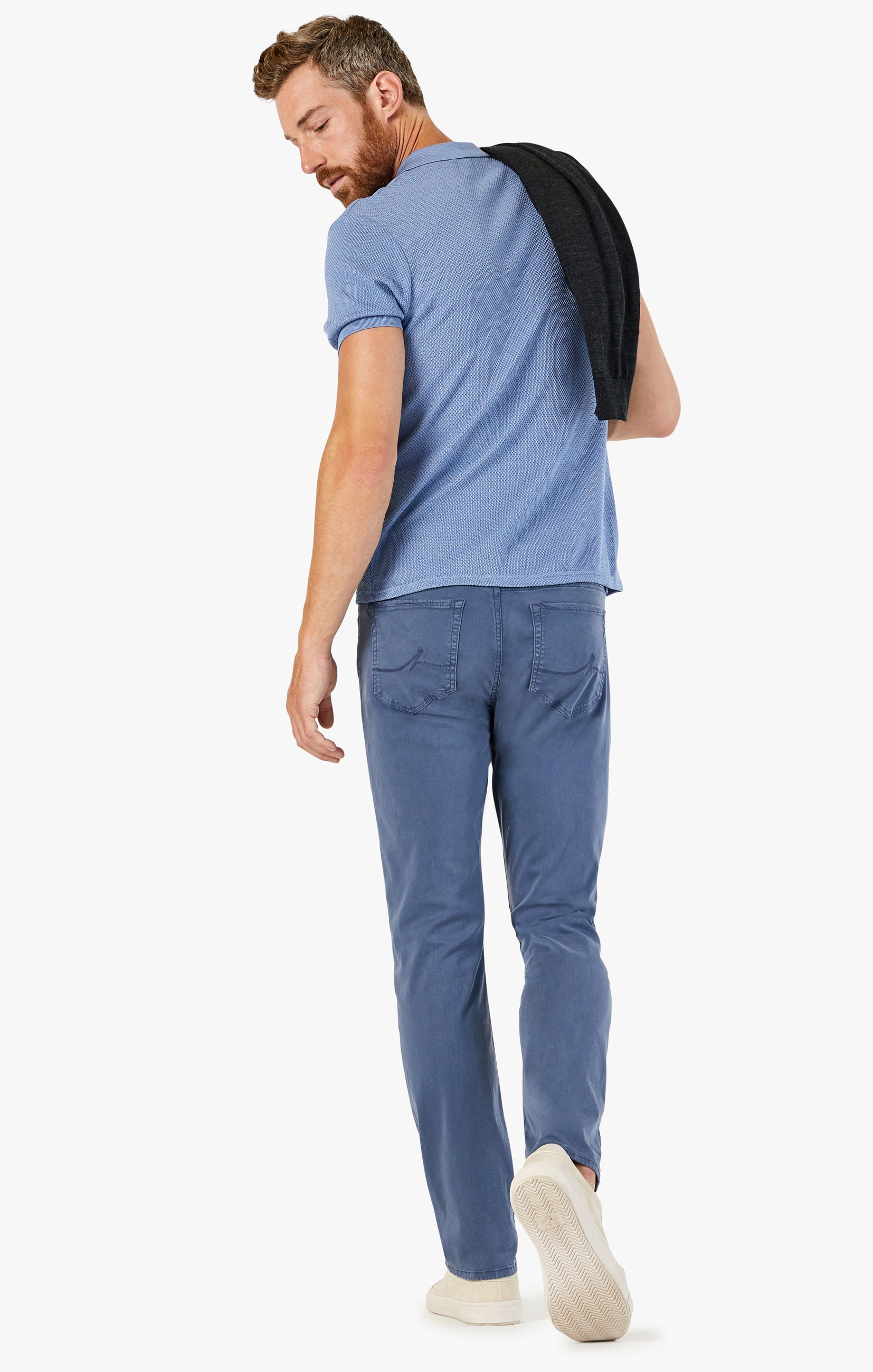 Courage Straight Leg Pants In Vintage Indigo Twill