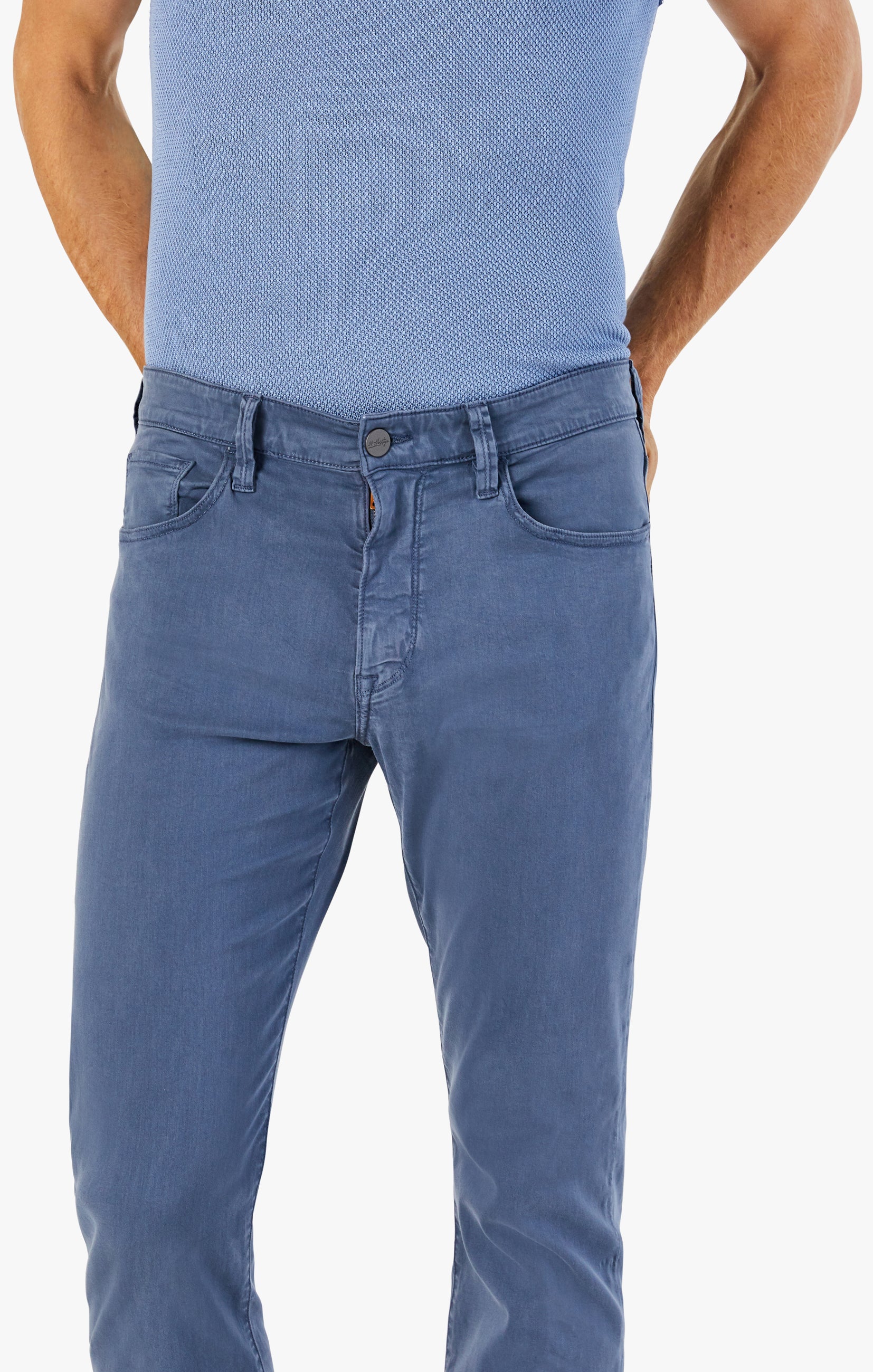 Courage Straight Leg Pants In Vintage Indigo Twill