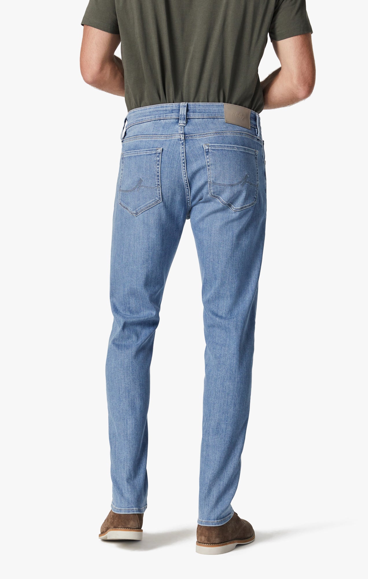 Cool Tapered Leg Jeans In Light Brushed Urban Image 4