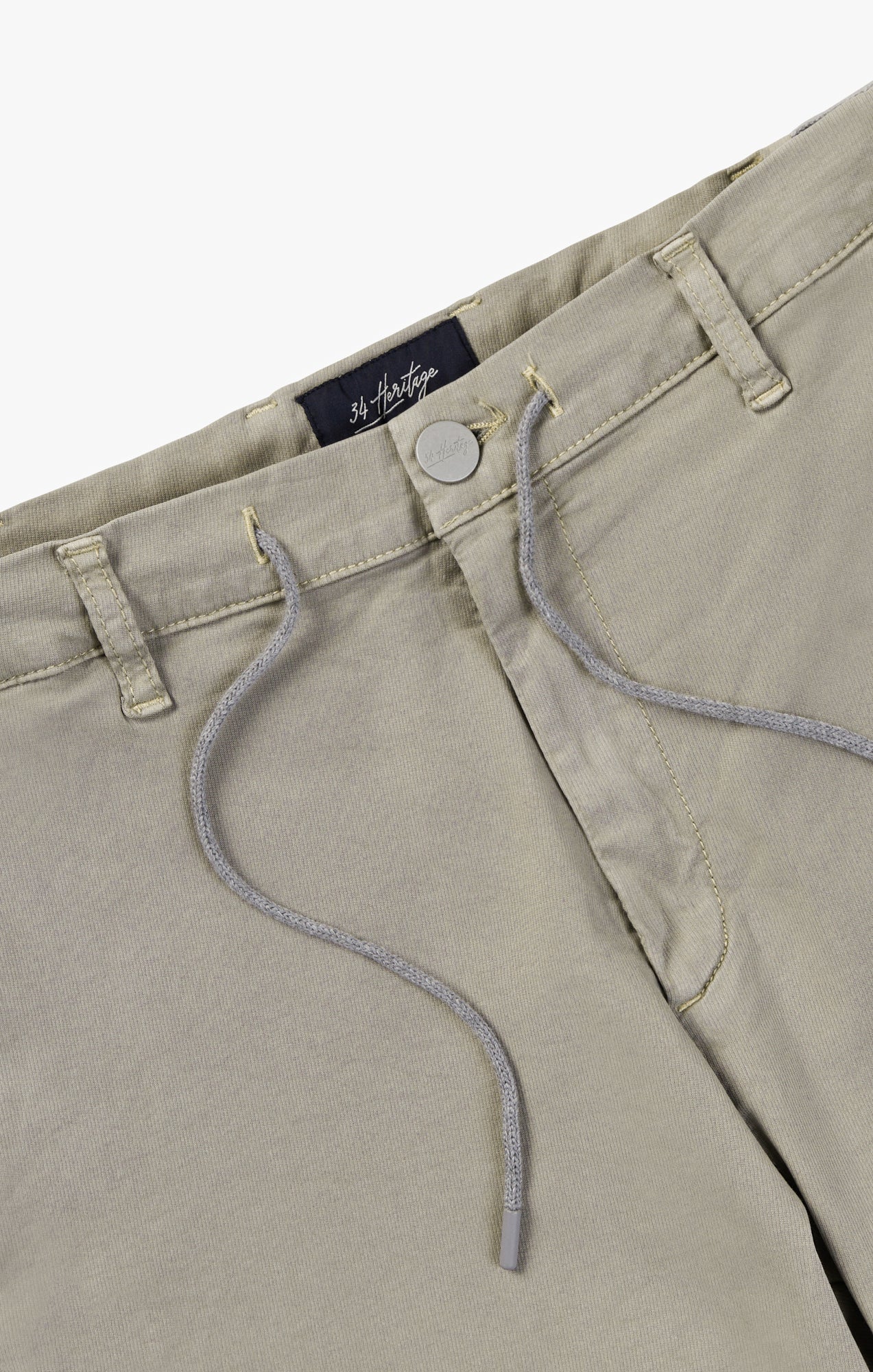 Ravenna Drawstring Shorts In Aluminum Soft Touch Image 8