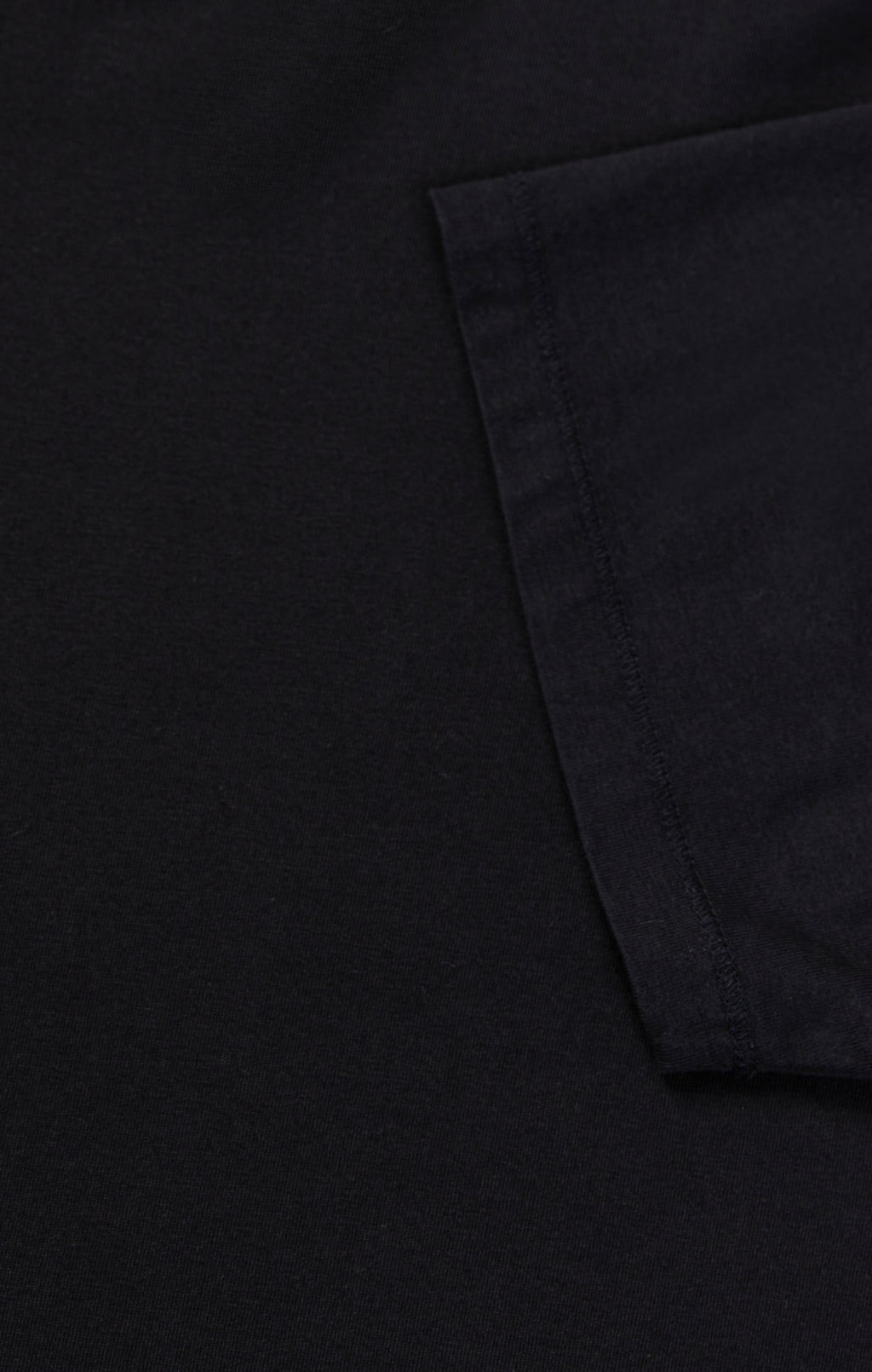 Deconstructed V-Neck T-Shirt in Black