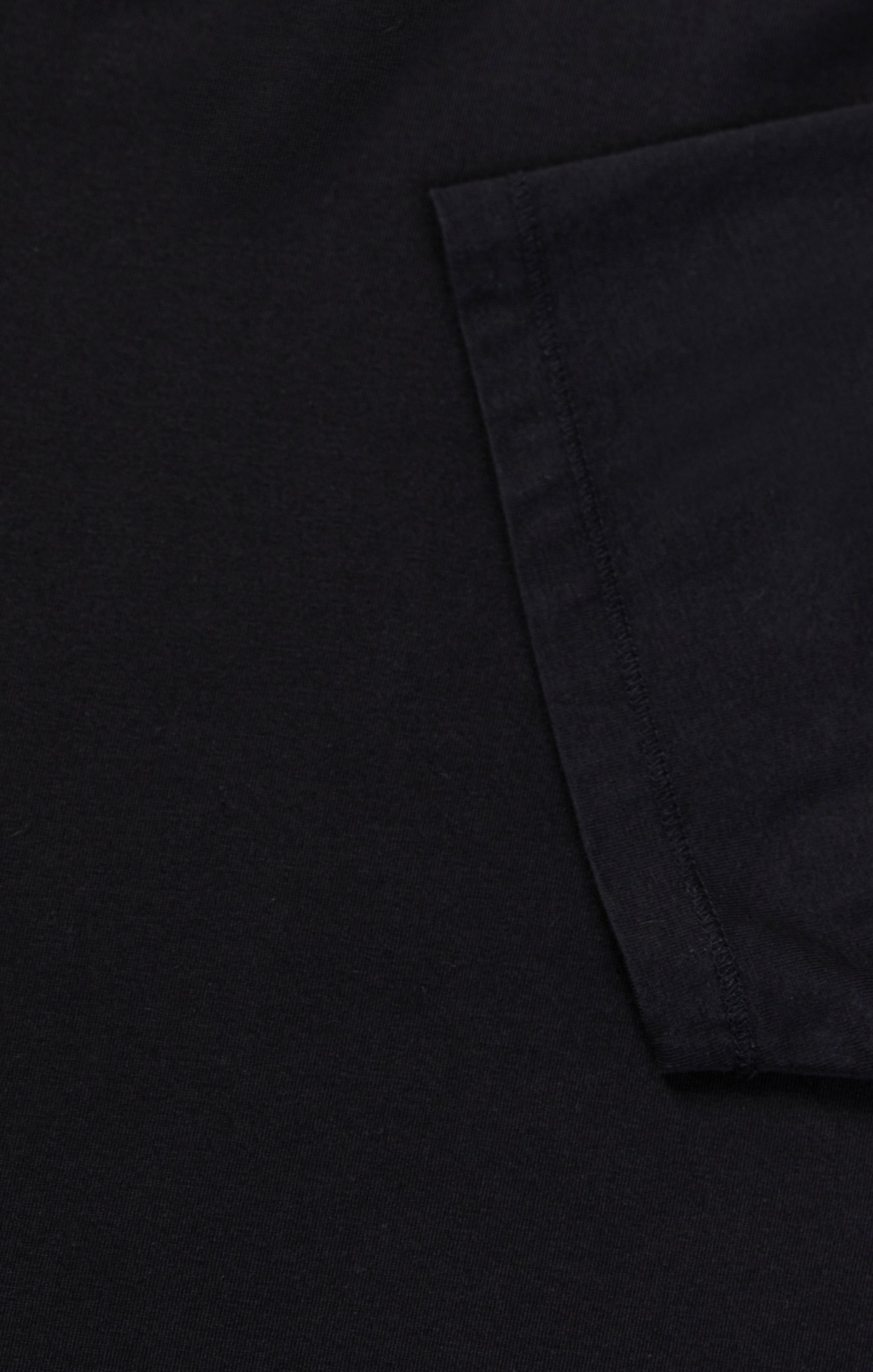 Deconstructed V-Neck T-Shirt in Black