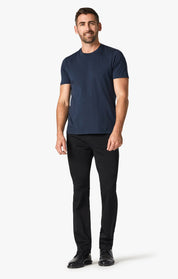 Charisma Relaxed Straight Pants In Select Double Black