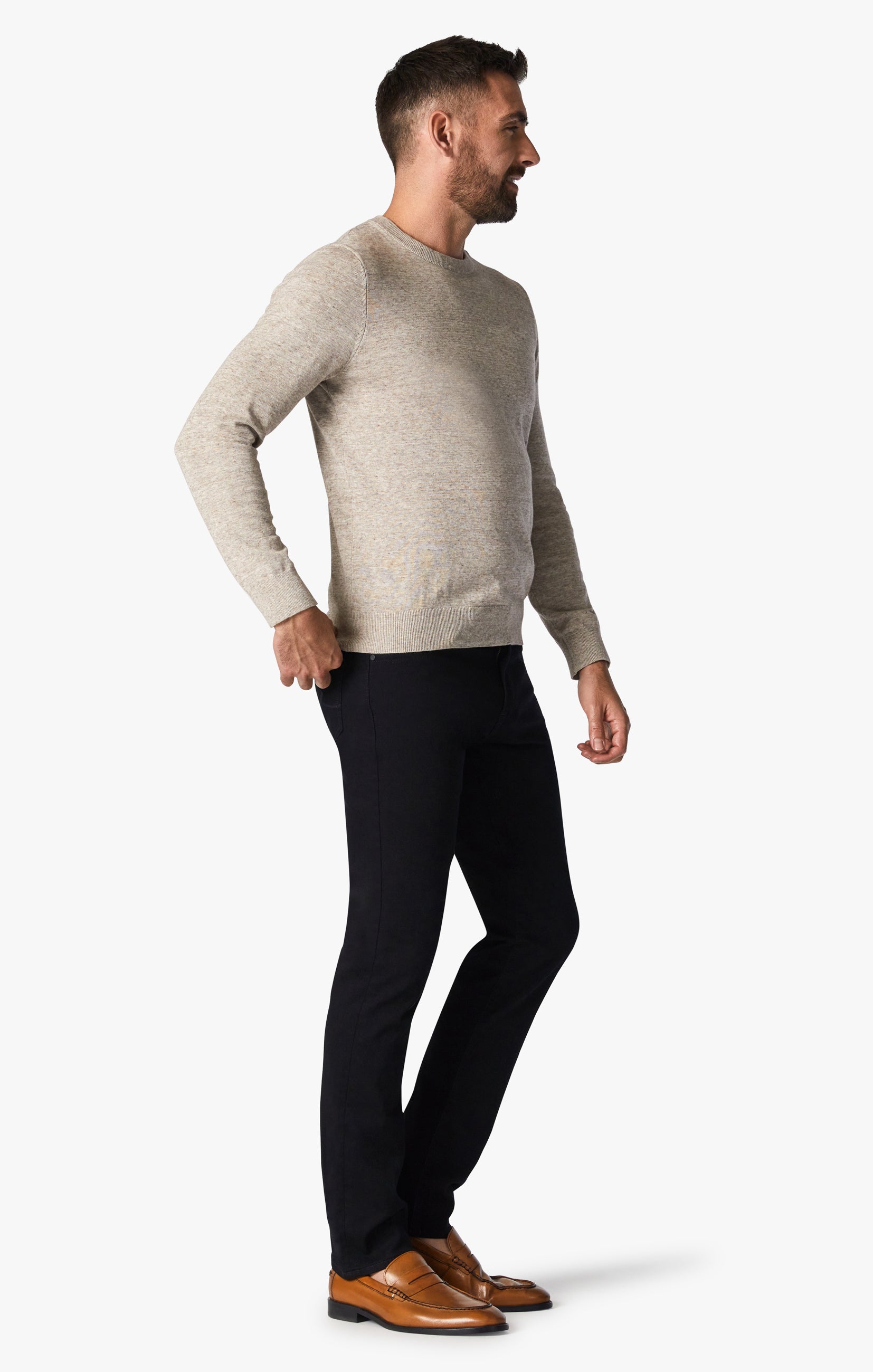 Courage Straight Leg Jeans in Black Vintage Comfort