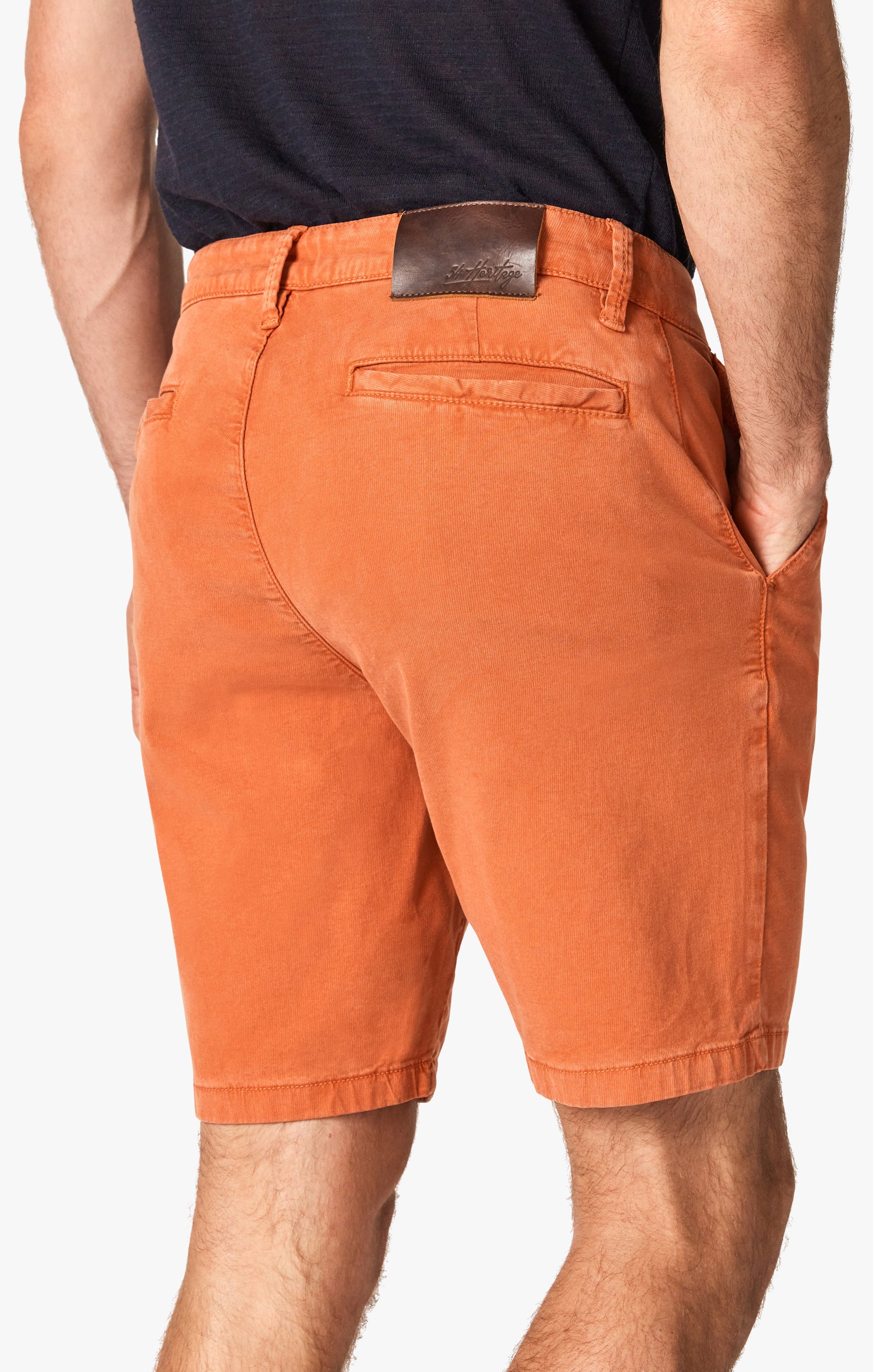 Mens Orange Shorts
