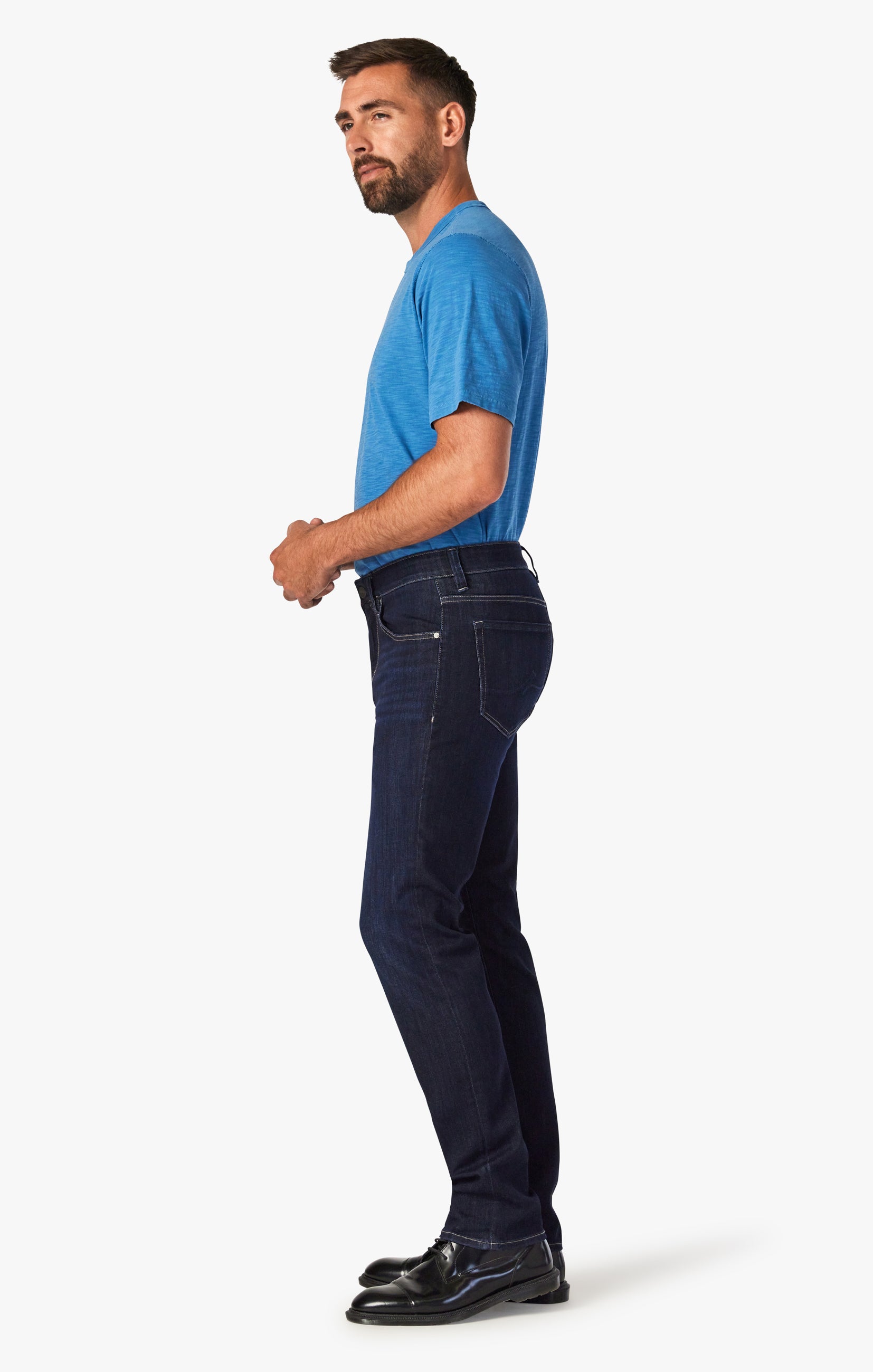 Courage Straight Leg Jeans In Deep Refined Image 3