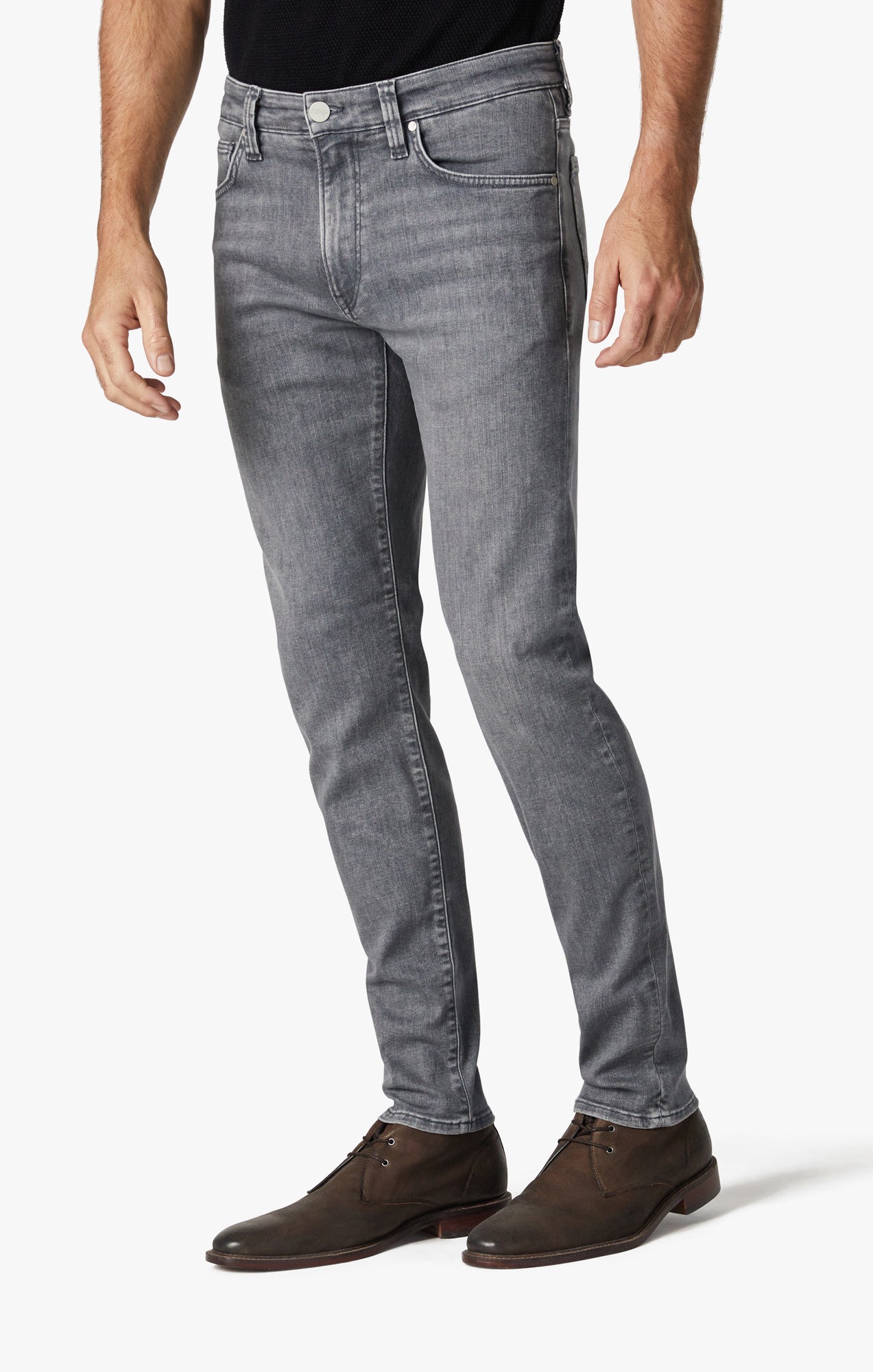 Cool Tapered Leg Jeans in Mid Smoke Urban Image 3