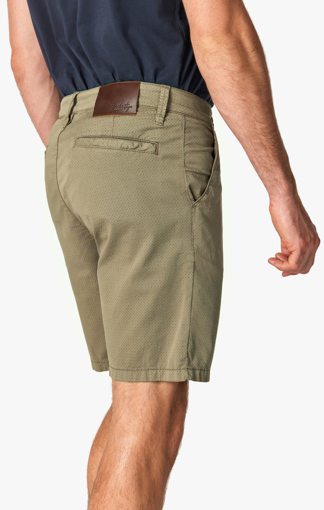 Arizona Slim Shorts in Dusty Olive Dot