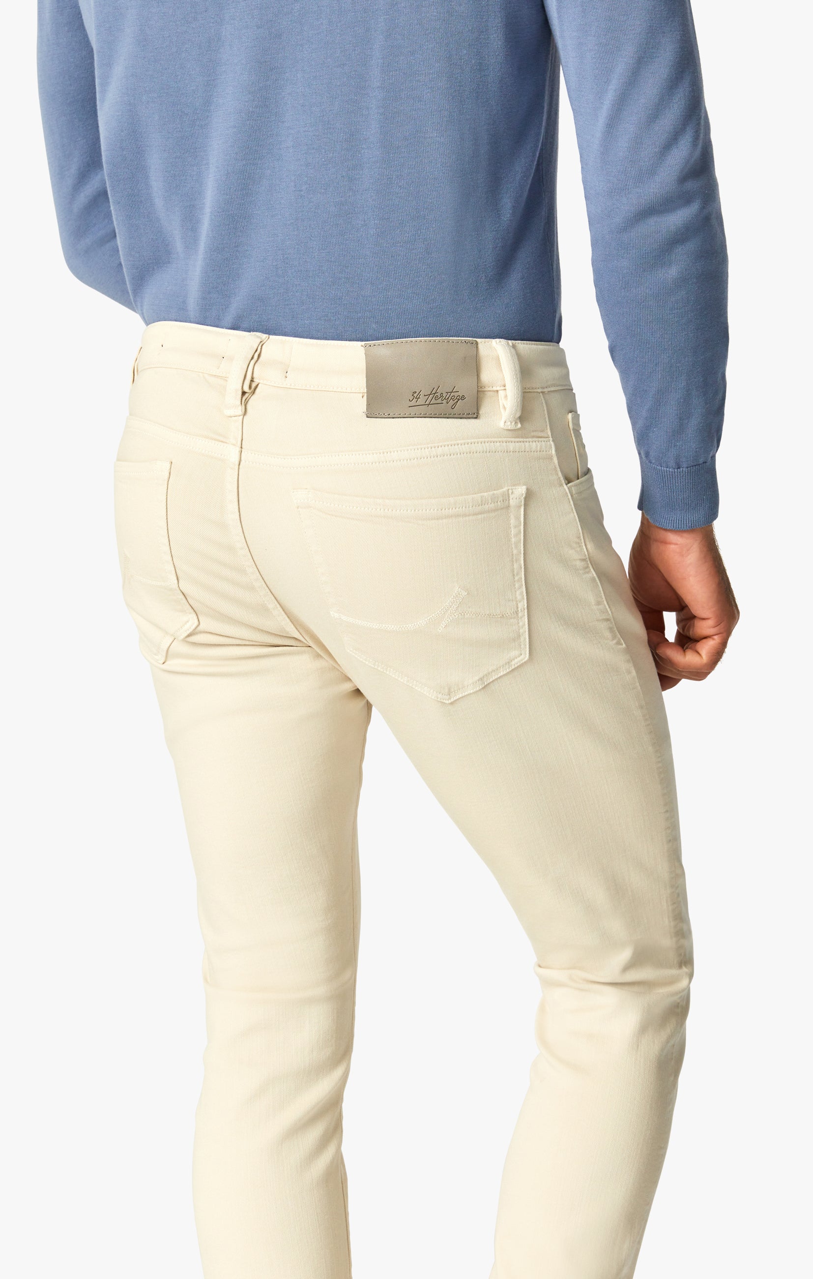 Cool Tapered Leg Pants In Silver Birch Comfort Image 6