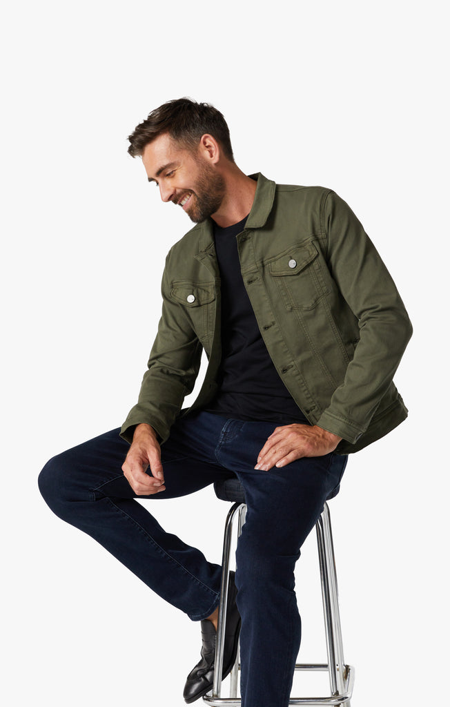 Travis Men's Jacket in Olive Twill | 34 Heritage Canada