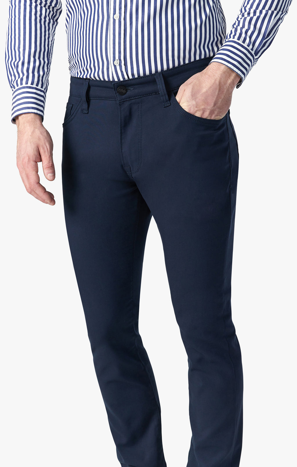 Courage Straight Leg Pants In Navy High Flyer
