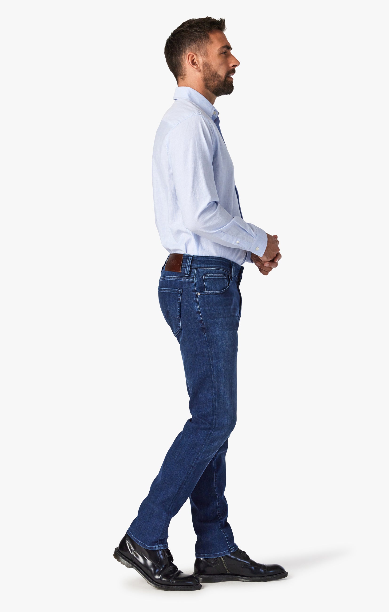 Cool Tapered Leg Jeans In Mid Indigo Urban Image 2