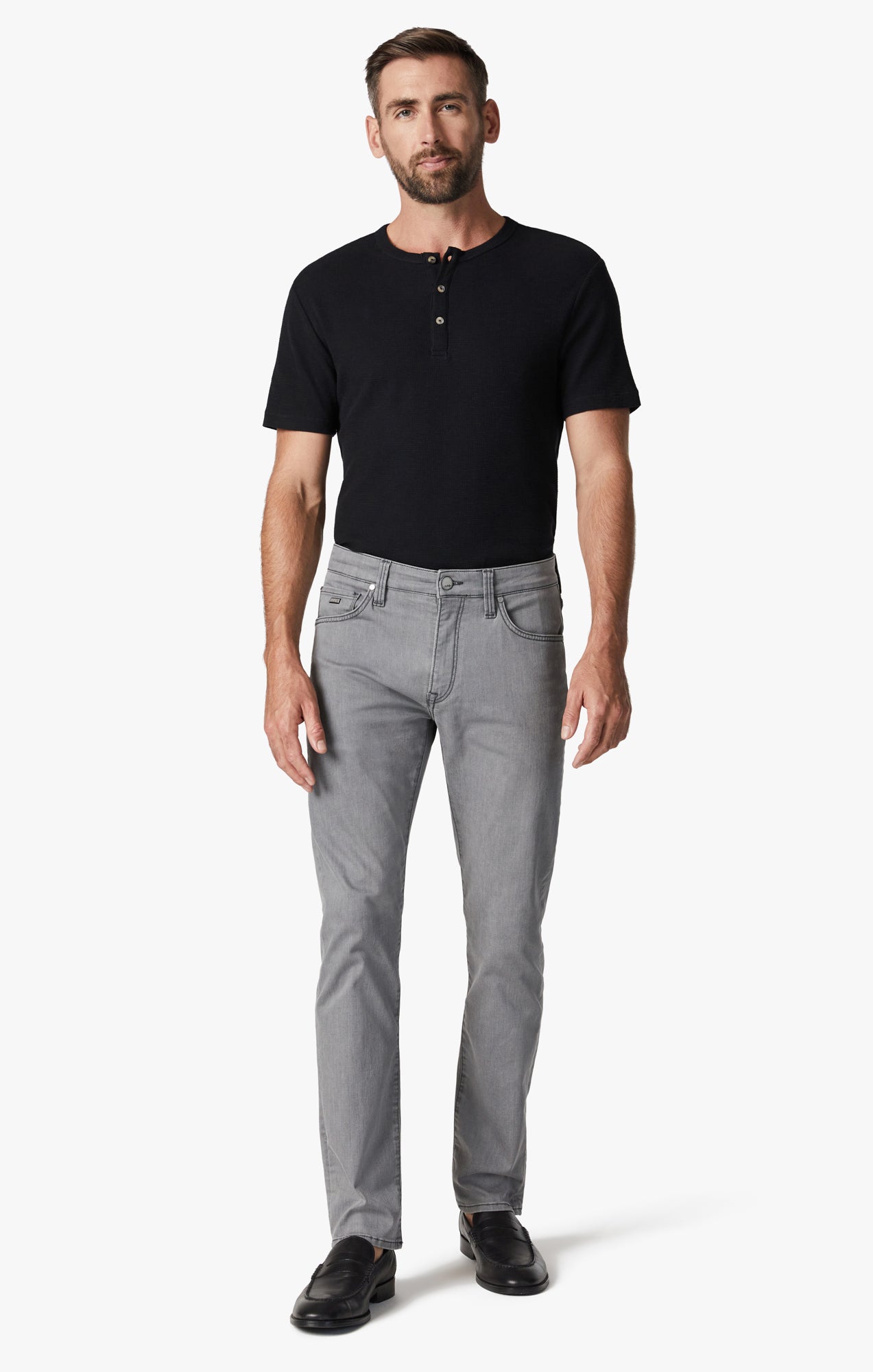 Courage Straight Leg Jeans In Smoke Italy Image 1