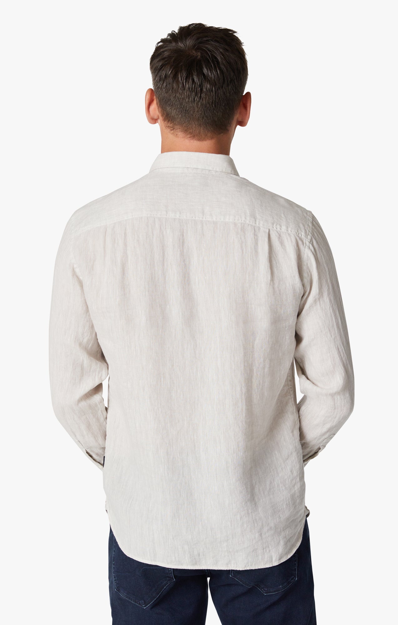 Linen Shirt in Simply Taupe Image 3