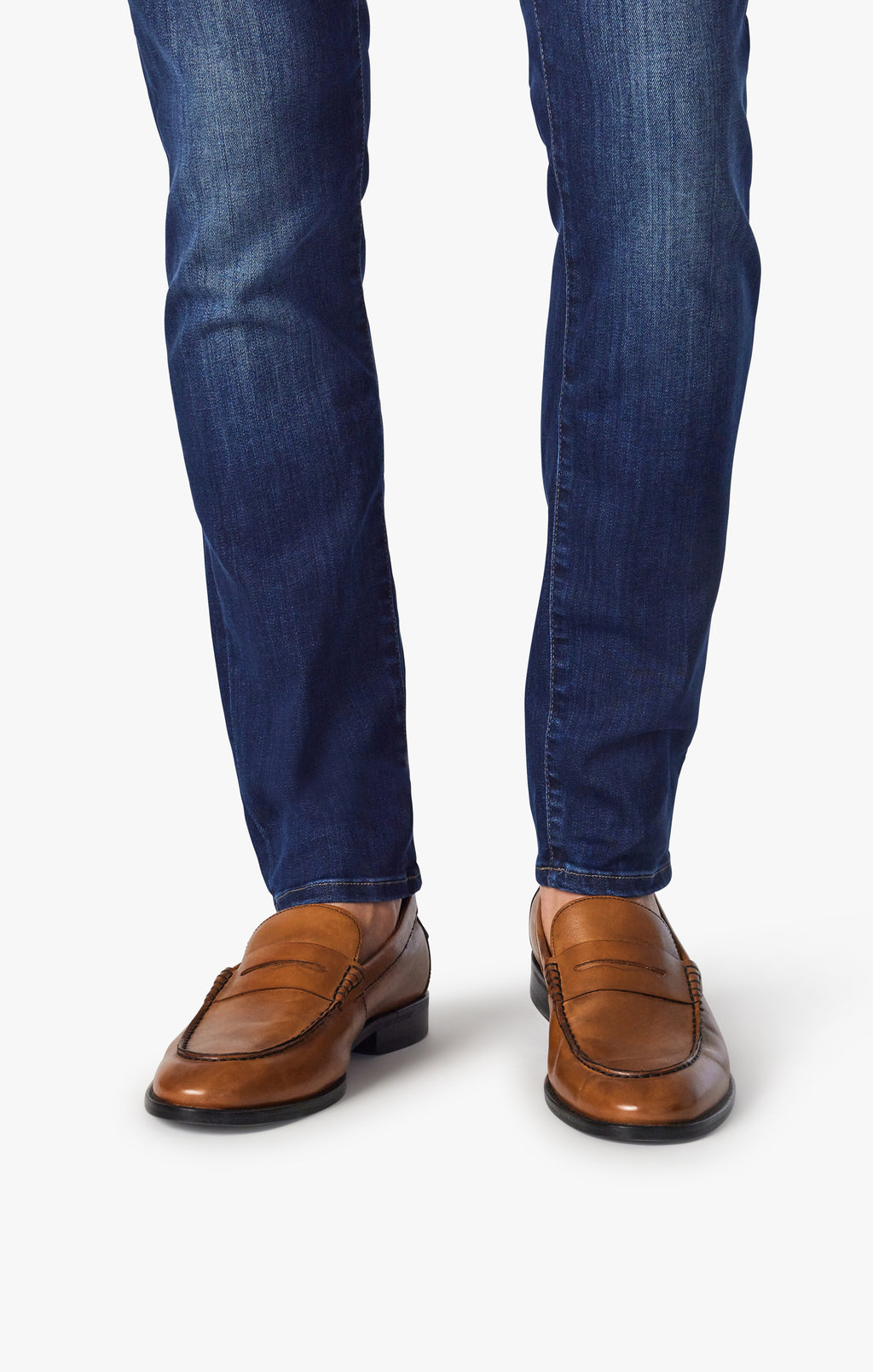 Calm Skinny Leg Jeans In Deep Tencel