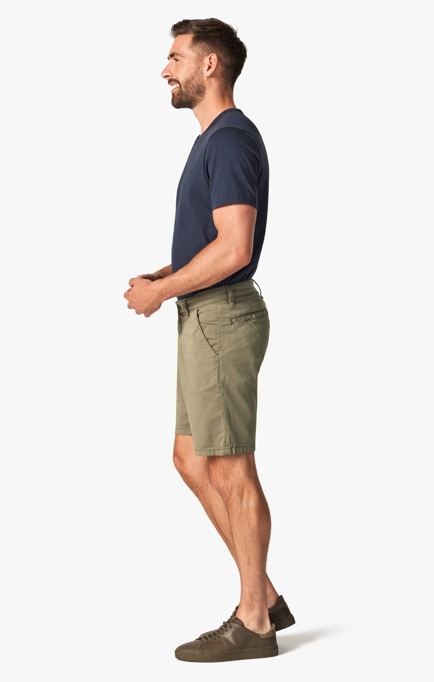Arizona Slim Shorts in Dusty Olive Dot Image 5